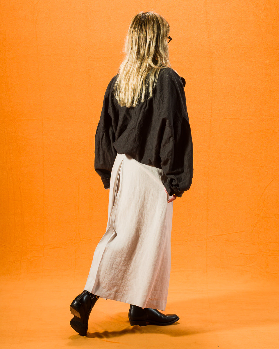 Gorsch Belgian Linen Culotte - Light Grey - Standard & Strange