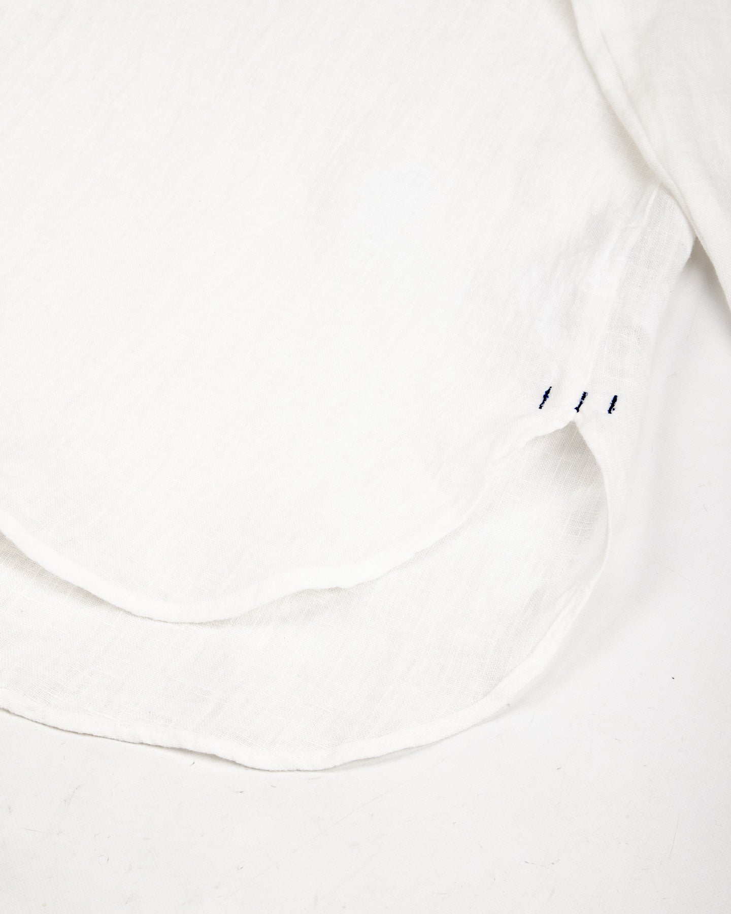 Gorsch Collar Shirt - Off White French Linen - Standard & Strange