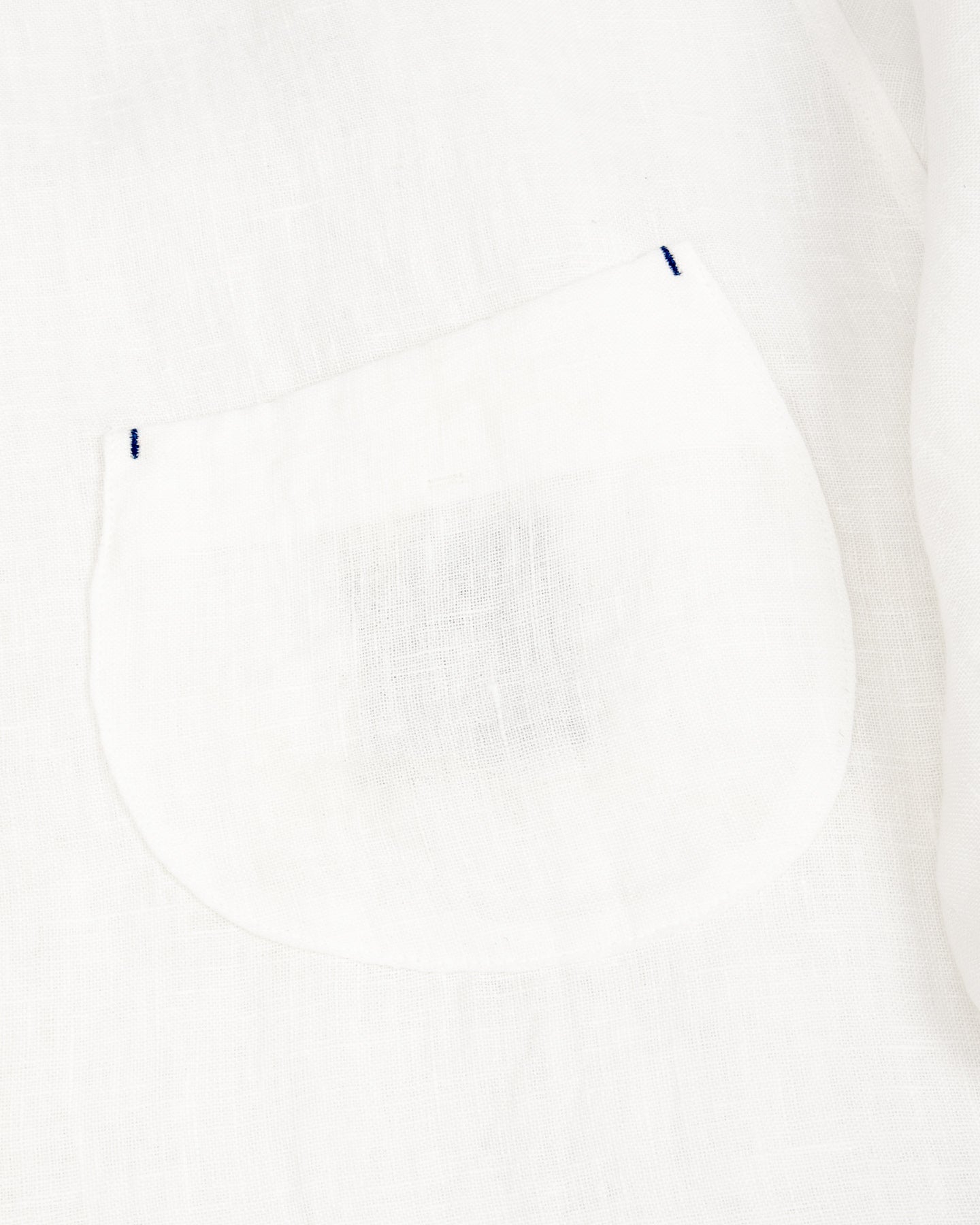 Gorsch Collar Shirt - Off White French Linen - Standard & Strange