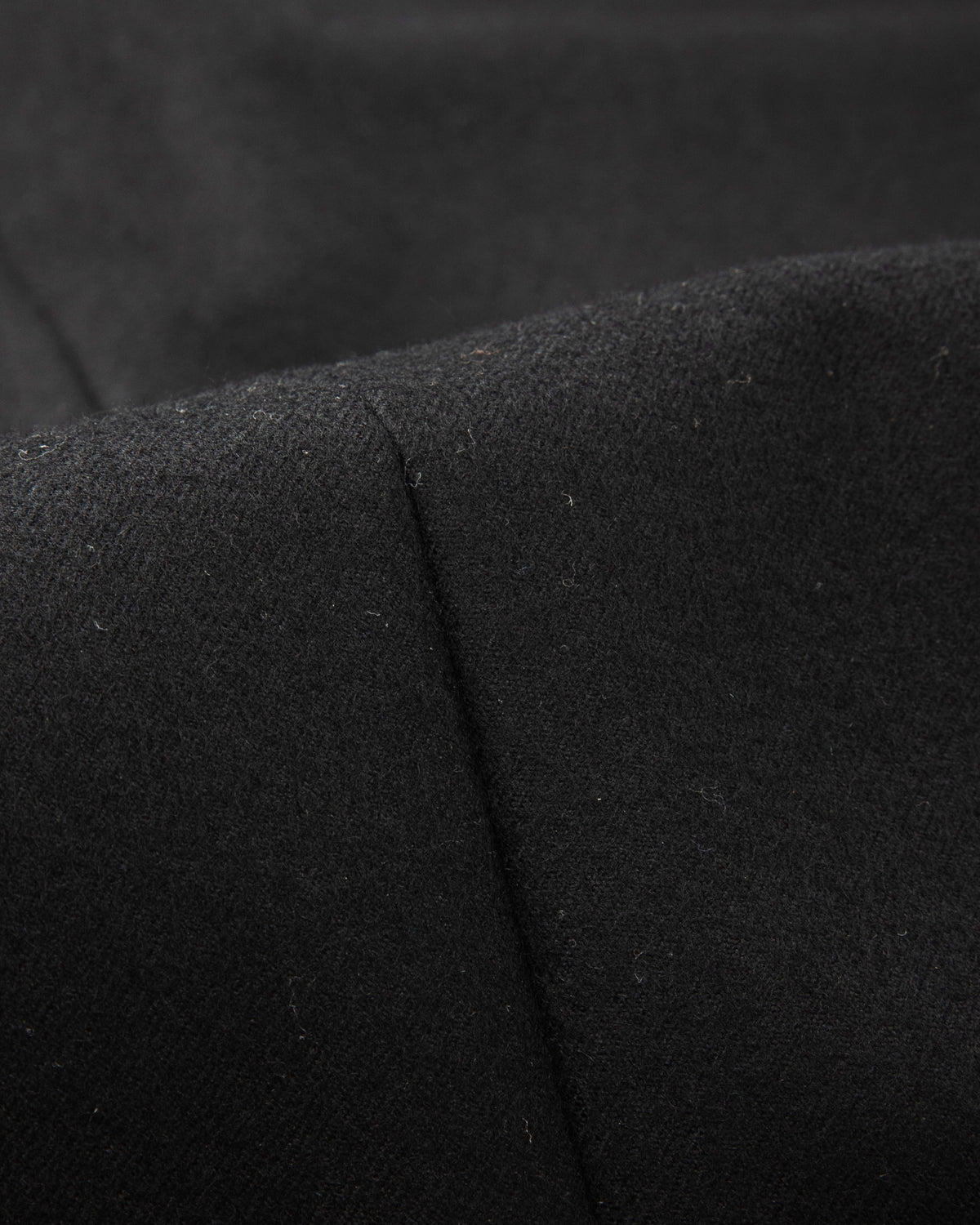 Gorsch Flannel Wool Cape Coat - Black - Standard & Strange