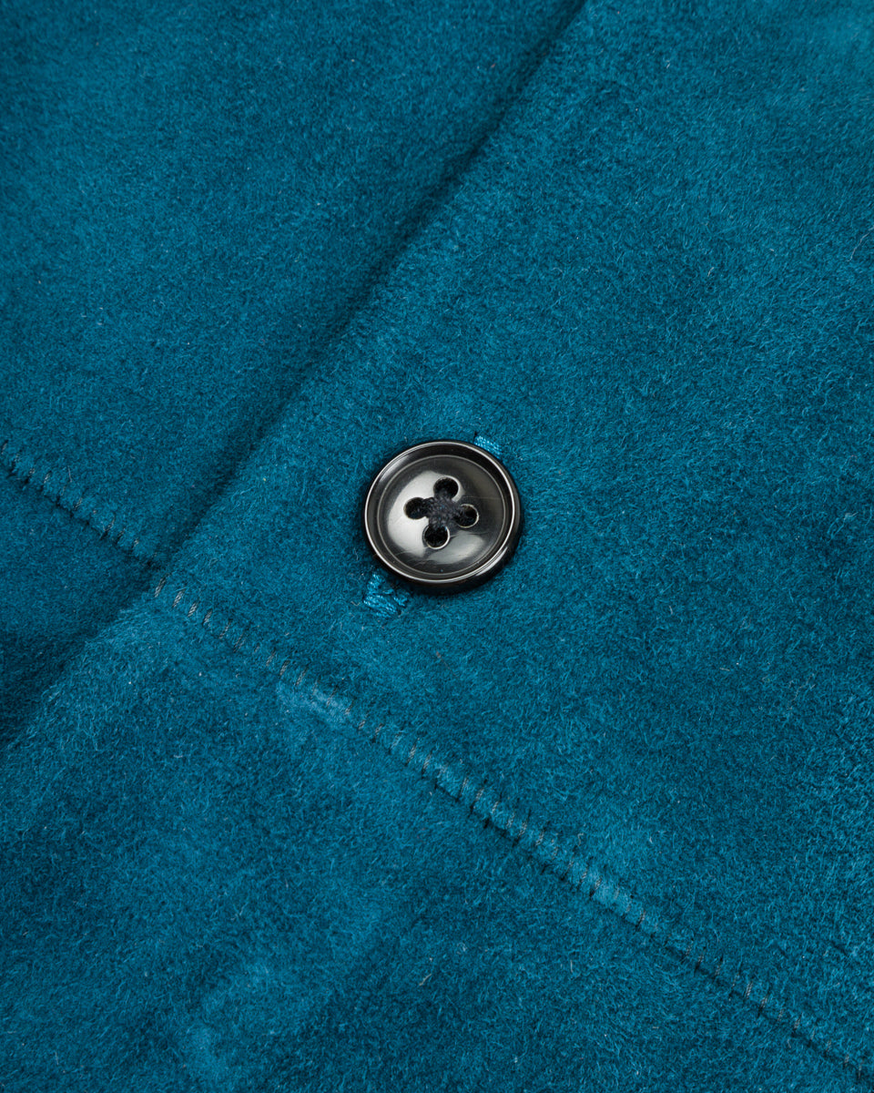 Gorsch Lamb Leather Shirt Jacket - Verdigris - Standard & Strange