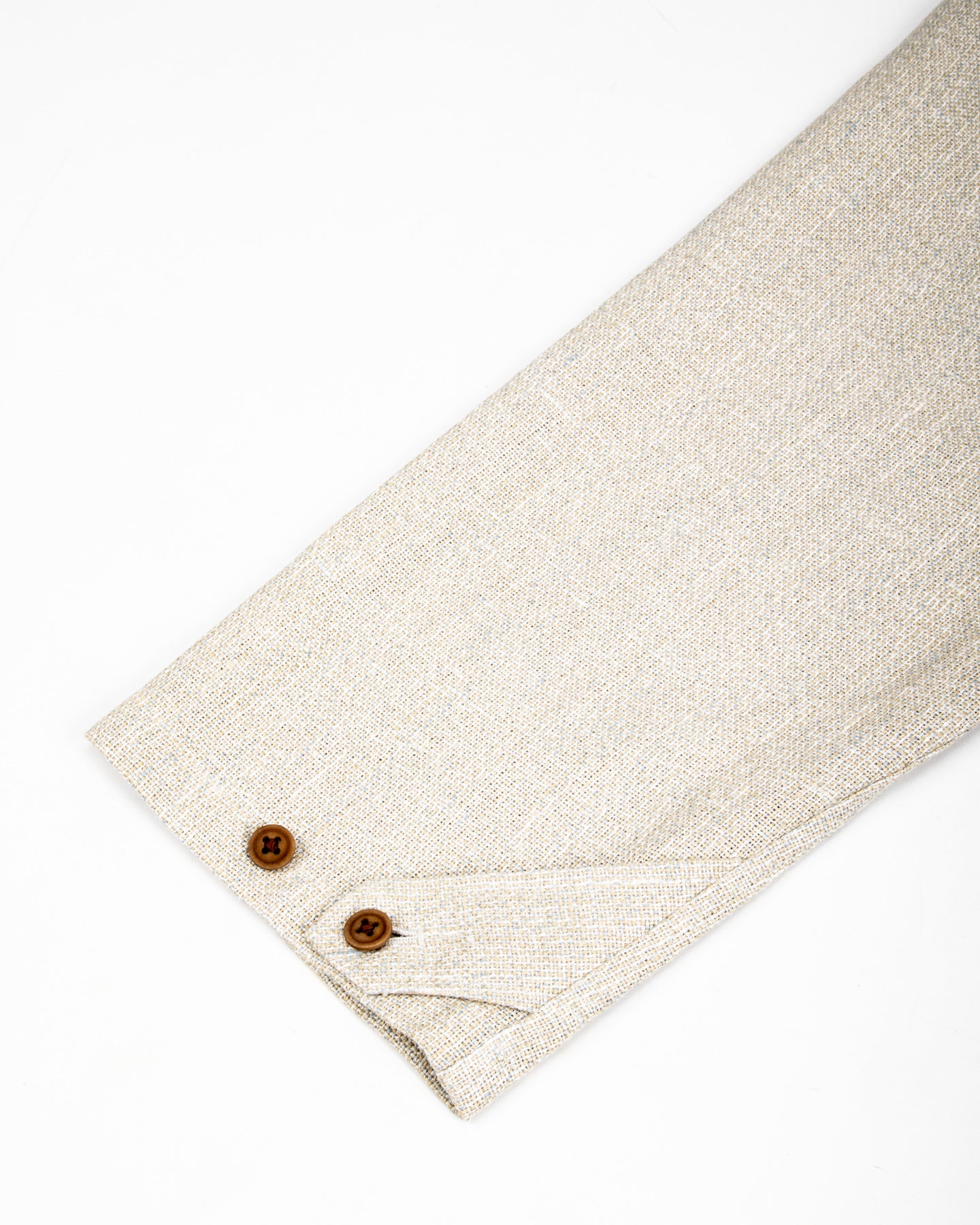 Gorsch Layered Front Jacket - Ivory Linen Tweed - Standard & Strange