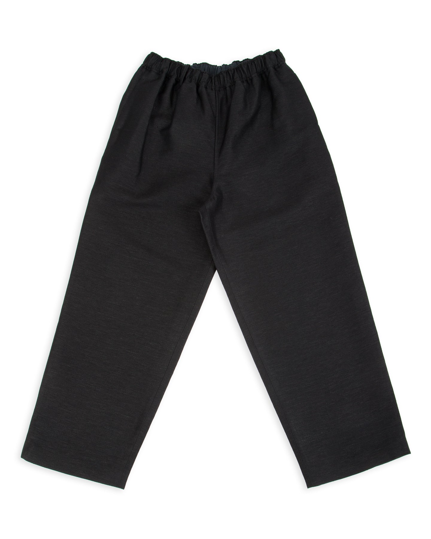 Gorsch One Size Wool Hemp Easy Trousers - Black - Standard & Strange
