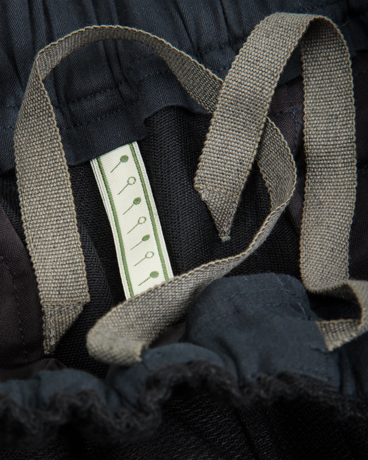 Gorsch One Size Wool Hemp Easy Trousers - Black - Standard & Strange