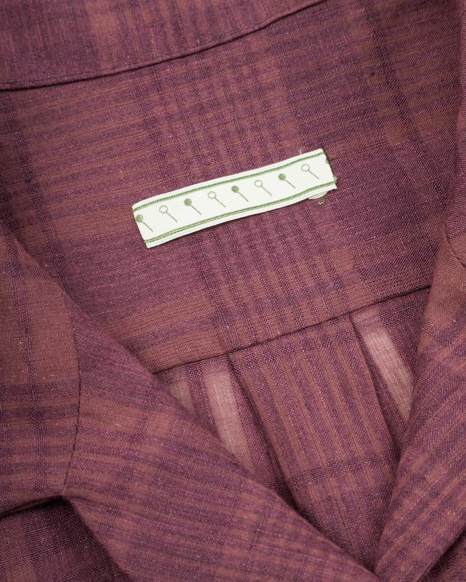 Gorsch Short Sleeve Check Shirt - Brown - Standard & Strange