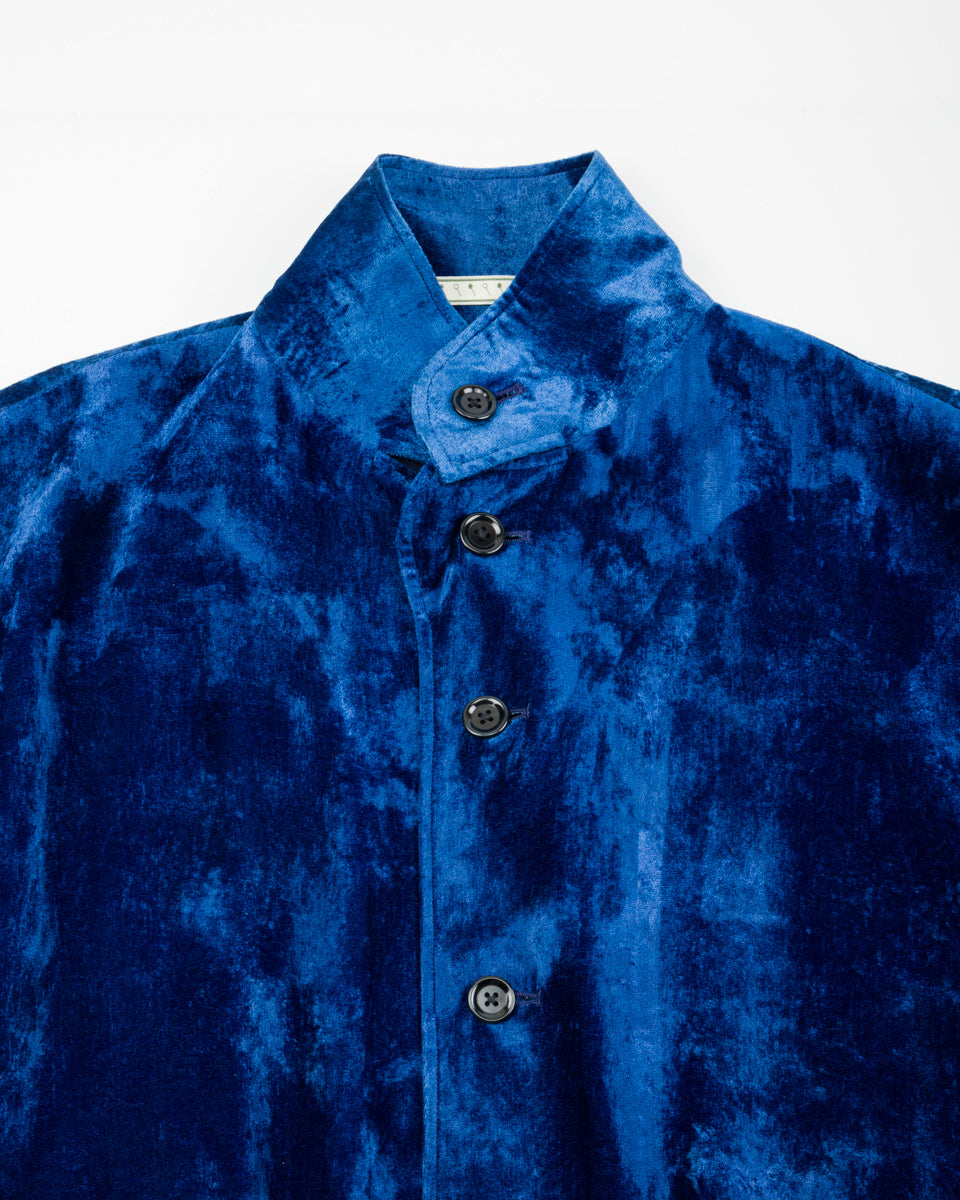 Gorsch Silk Velvet Blouson - Ryukyu Indigo - Standard & Strange