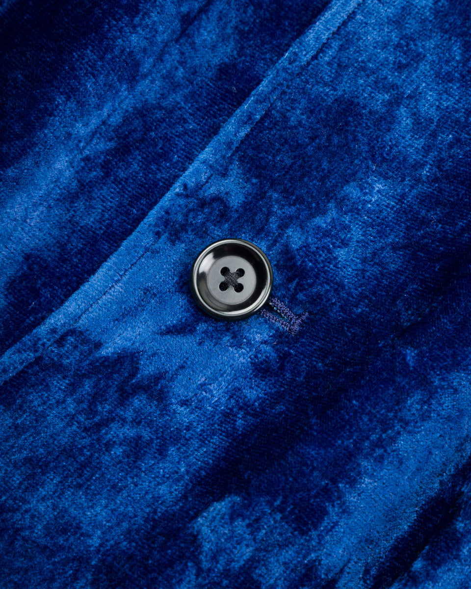 Gorsch Silk Velvet Blouson - Ryukyu Indigo - Standard & Strange