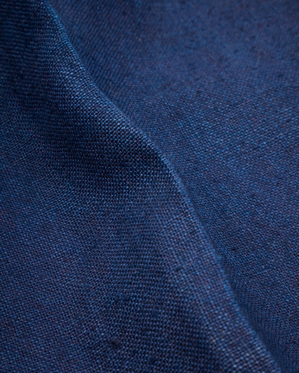 Gorsch Thick Linen 2 Tuck Trousers - Ryukyu Indigo - Standard & Strange