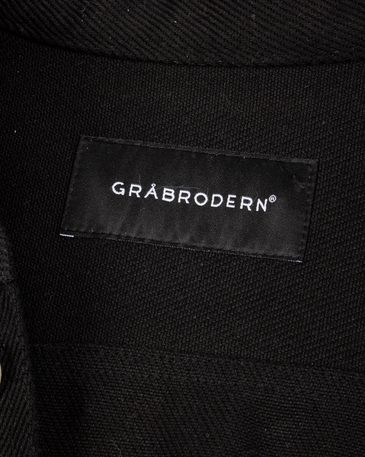 Gråbrodern Norrgårde Jacket - Heavy Italian Twill Black - Standard & Strange