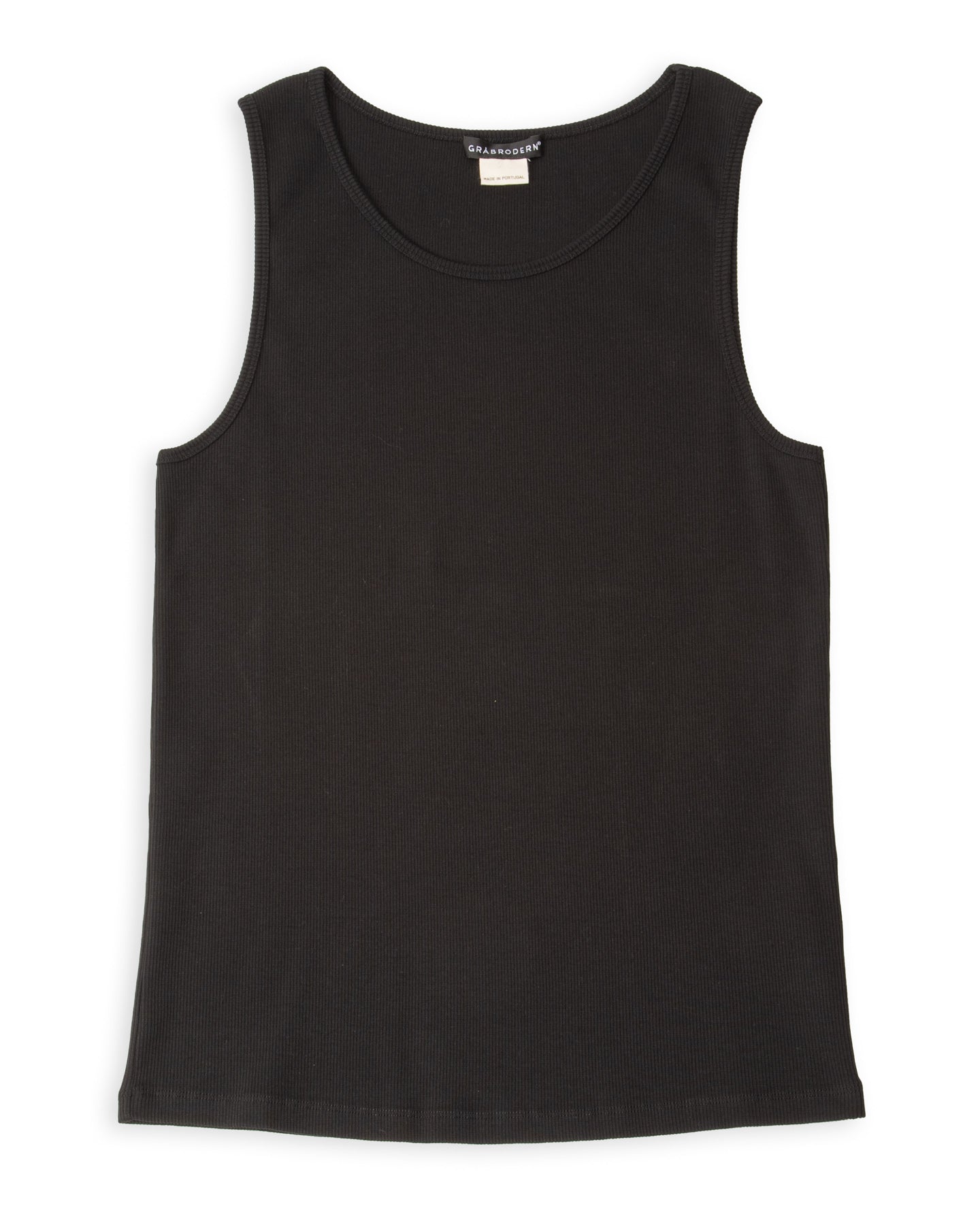Vidunge Tank Top - Heavy Cotton Rib Black