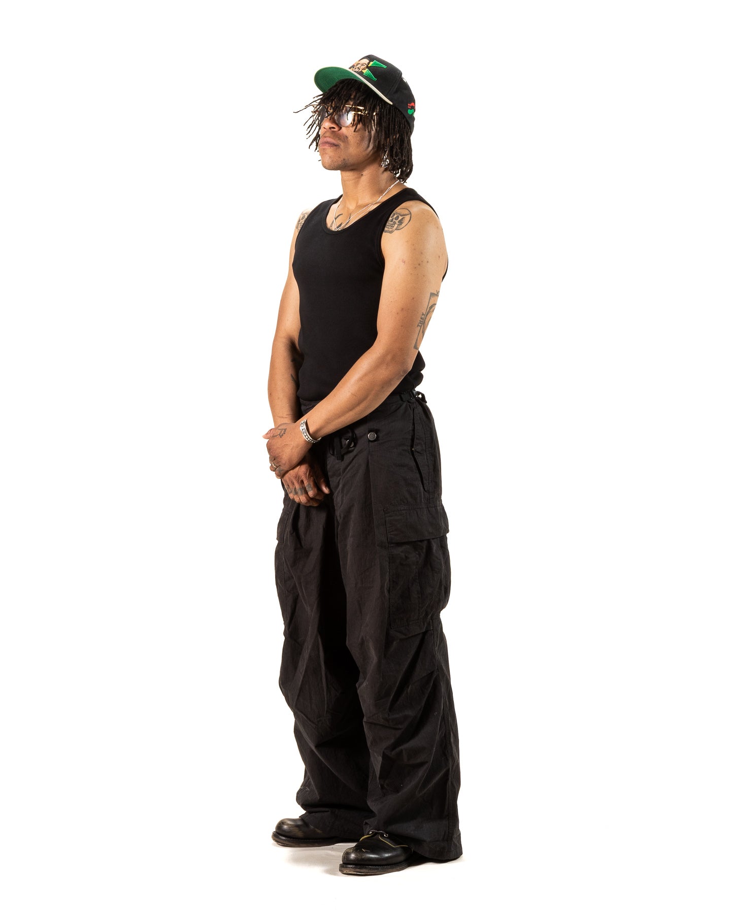 Vidunge Tank Top - Heavy Cotton Rib Black