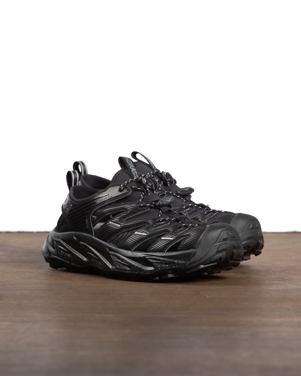 Hoka Hopara Sandal - Black/Castle Rock - Standard & Strange