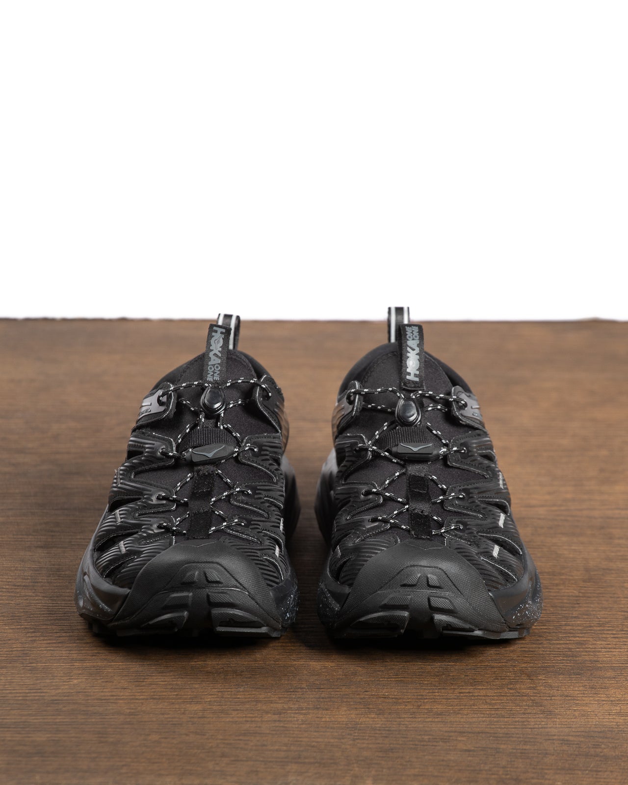 Hoka Hopara Sandal - Black/Castle Rock - Standard & Strange
