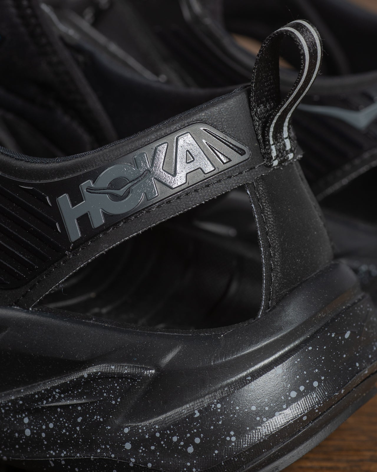 Hoka Hopara Sandal - Black/Castle Rock - Standard & Strange
