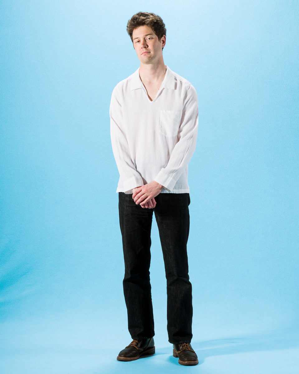 Hansen Marius Pull-on Shirt - White - Standard & Strange