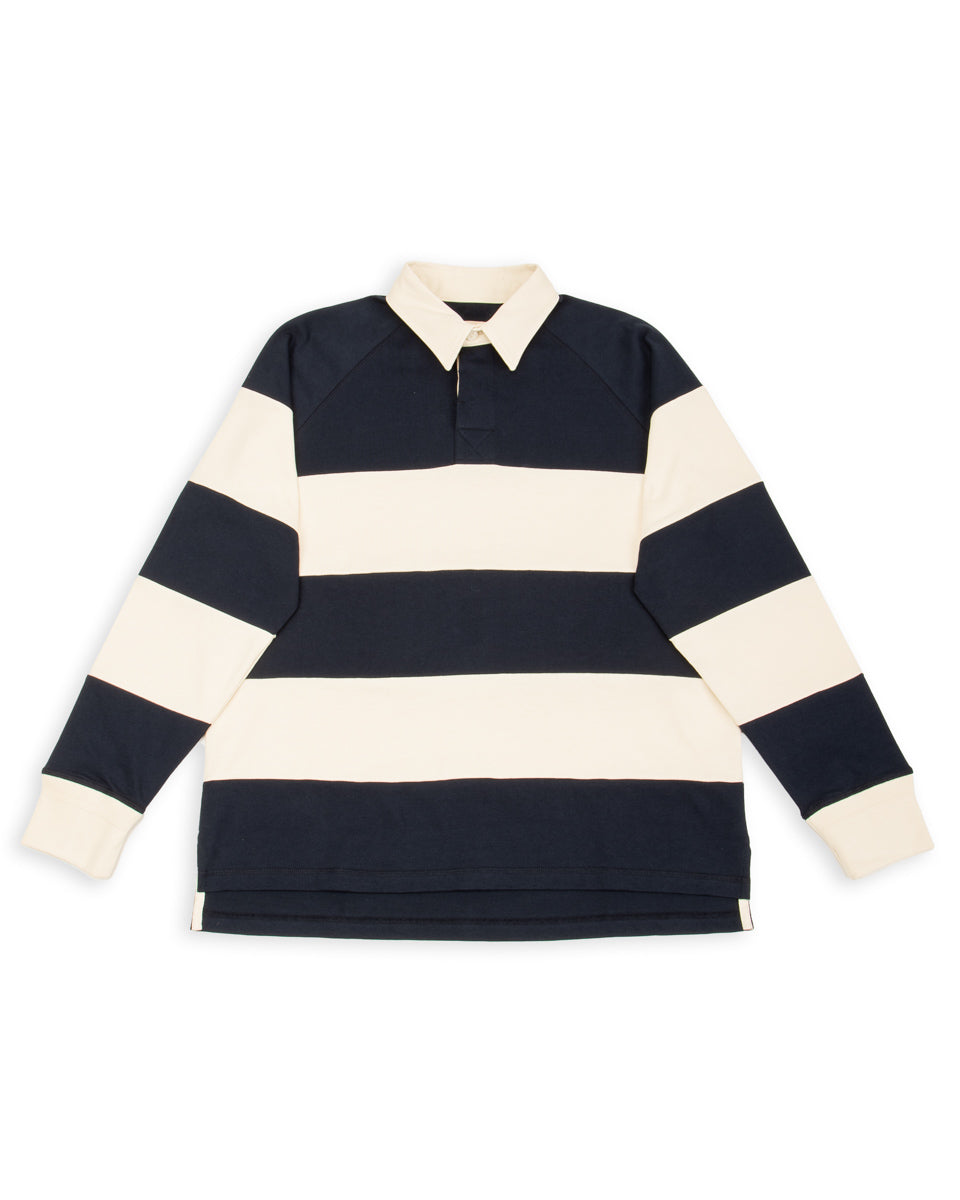 Raglan Rugby - Ink/Seashell – Standard & Strange