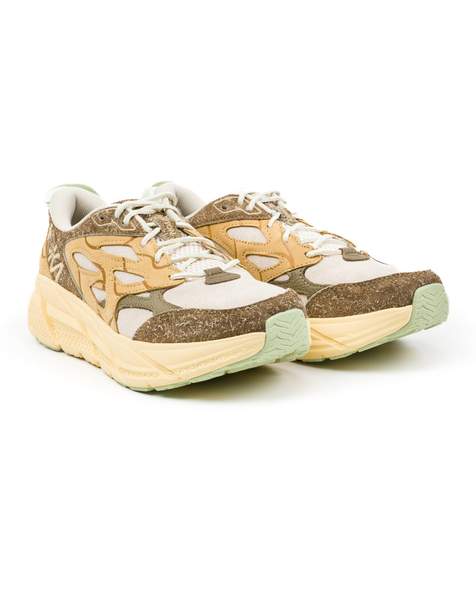 Hoka Clifton L Suede - Oat Milk/Pollen - Standard & Strange