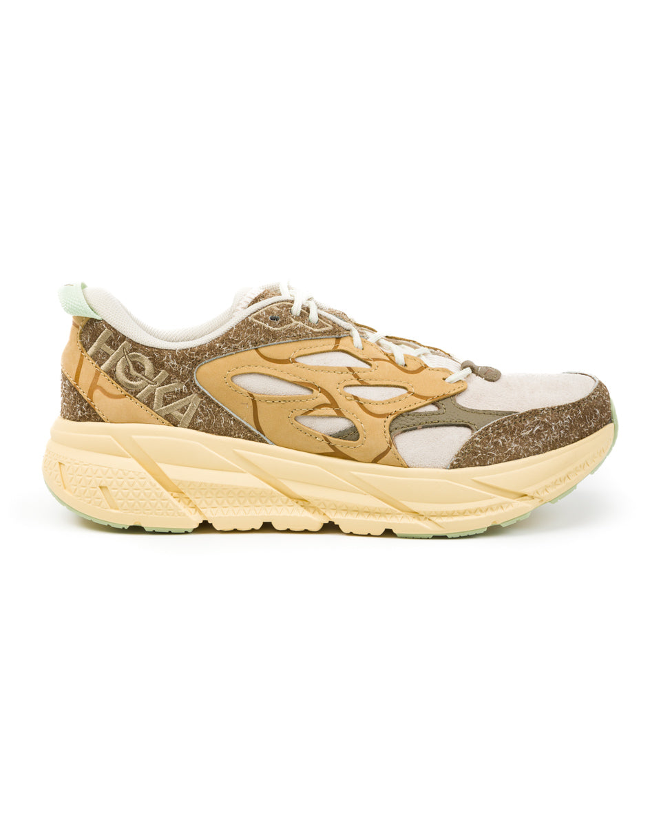 Hoka Clifton L Suede - Oat Milk/Pollen - Standard & Strange