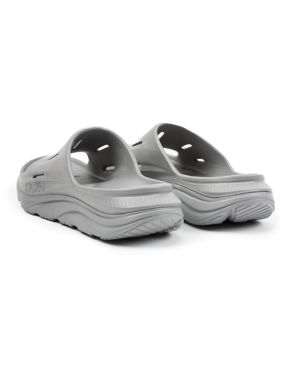 Hoka Ora Recovery Slide 3 - Grey/Grey - Standard & Strange
