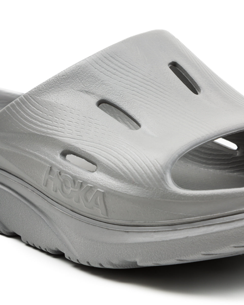 Hoka Ora Recovery Slide 3 - Grey/Grey - Standard & Strange