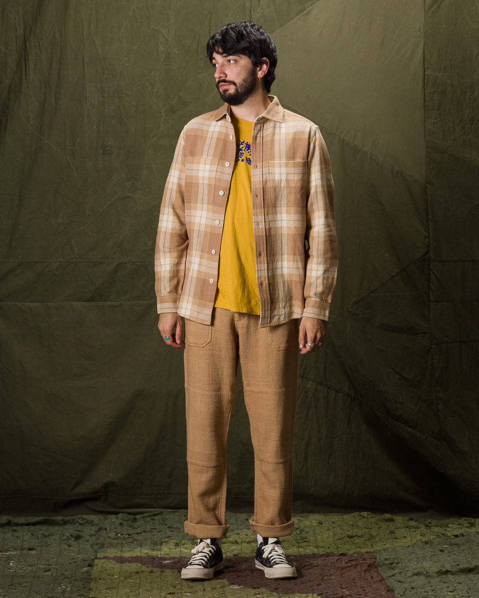 Indi + Ash Ames Workshirt - Handwoven Desert Acacia Plaid - Standard & Strange