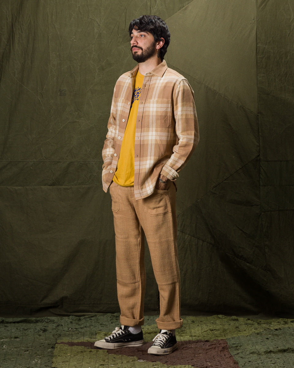 Indi + Ash Ames Workshirt - Handwoven Desert Acacia Plaid - Standard & Strange