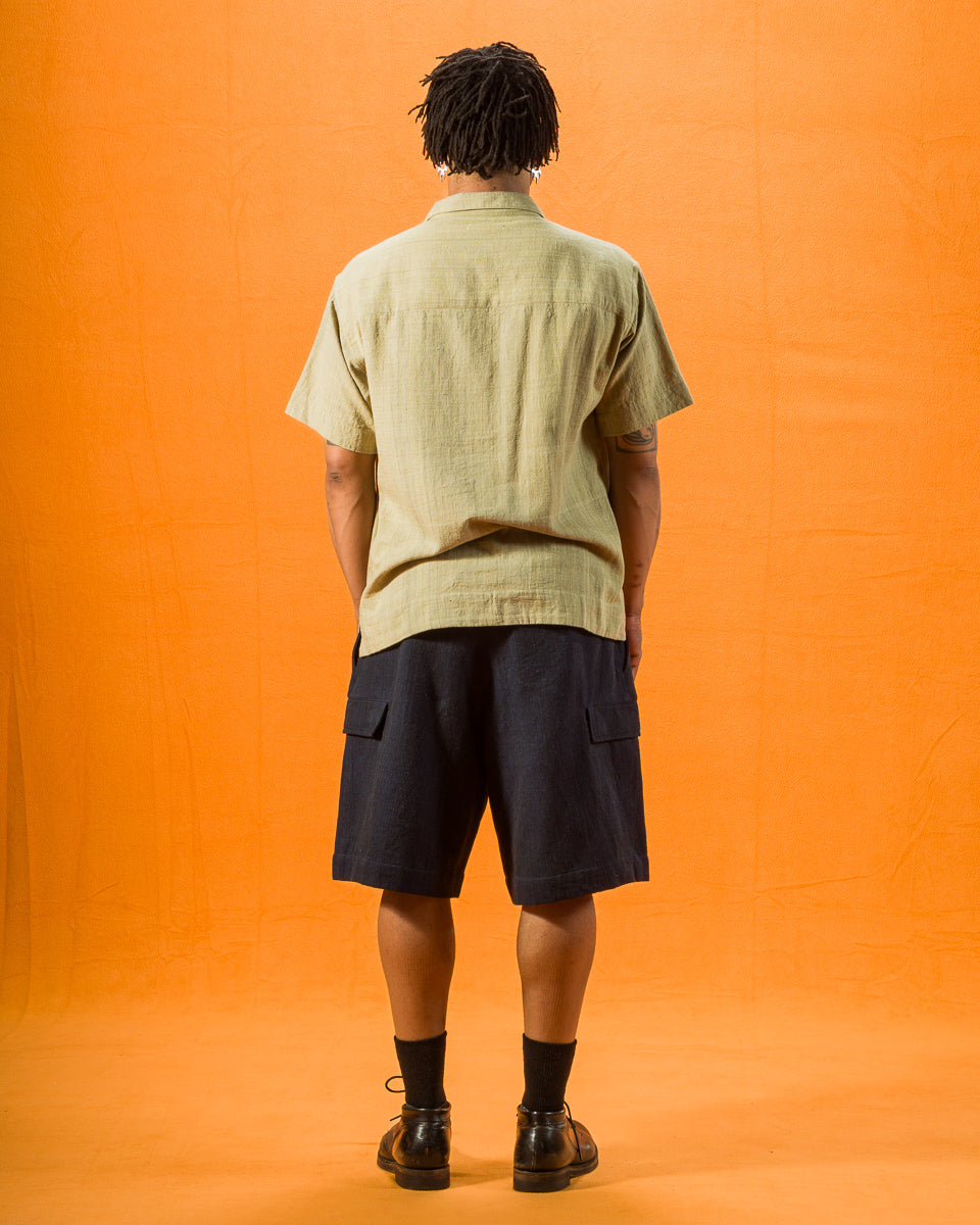 Indi + Ash Big Short - Iron/Indigo Powerloom Military HBT - Standard & Strange