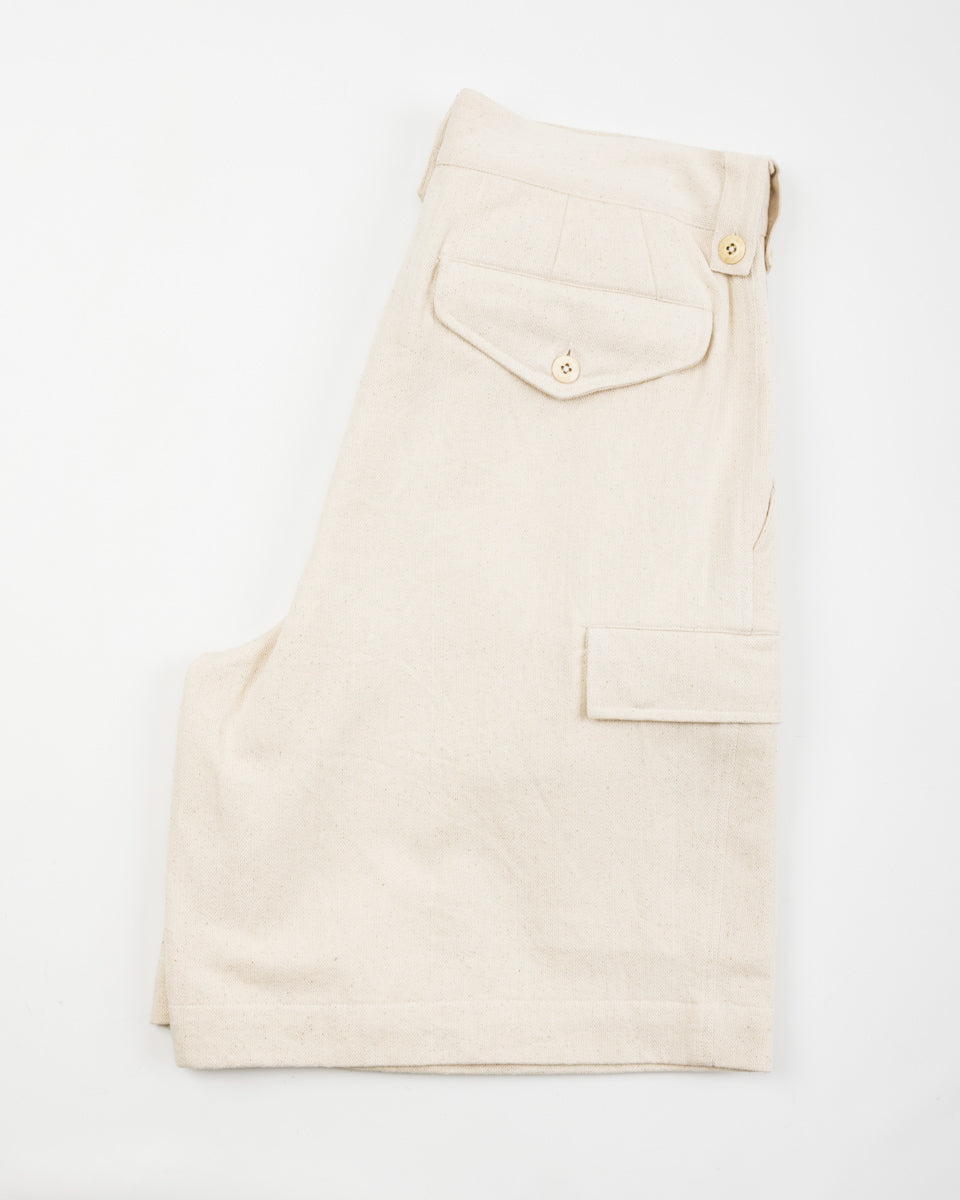 Indi + Ash Big Short - Natural Powerloom Military HBT - Standard & Strange