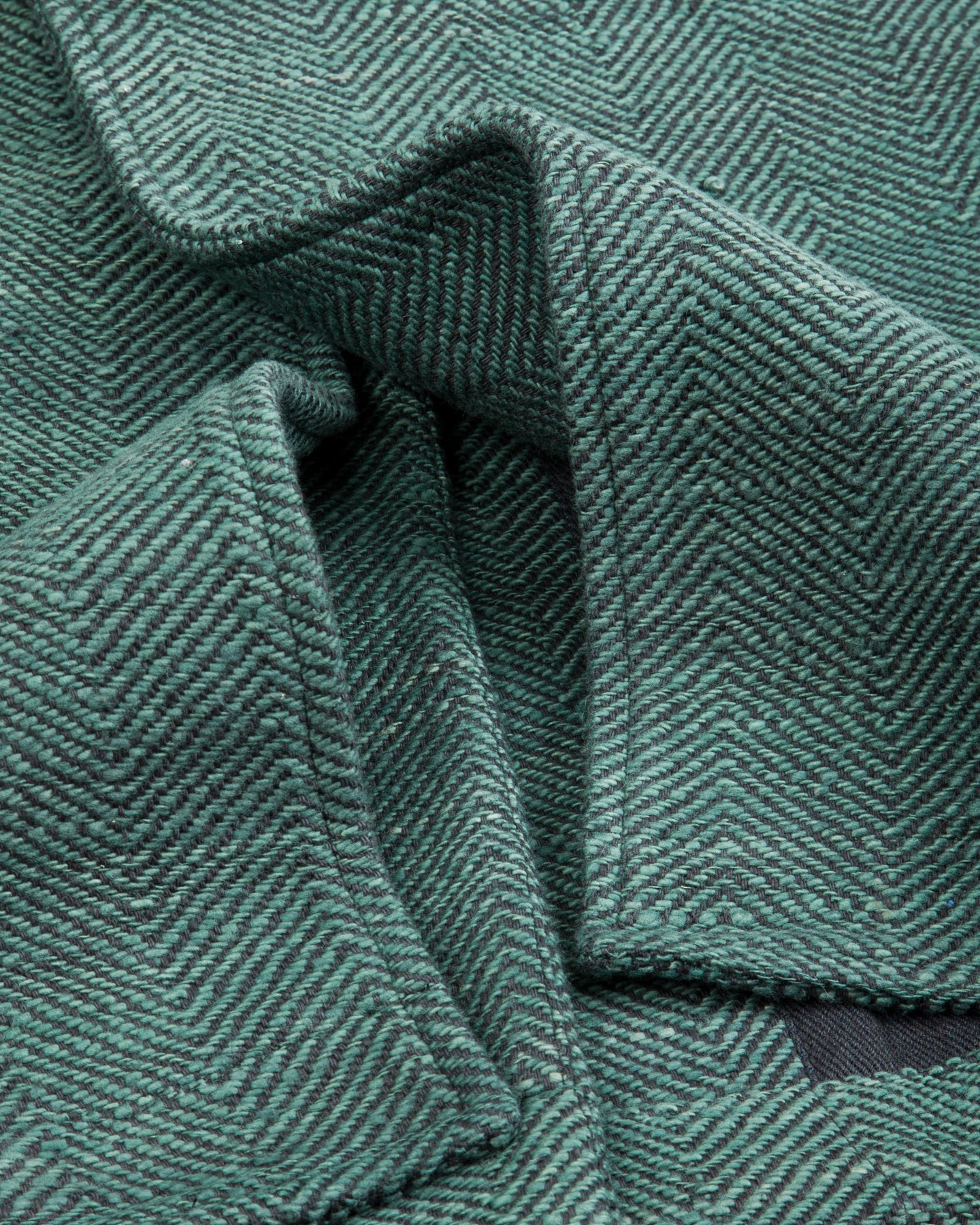 Indi + Ash George Coat - Handspun Midnight Teal/Iron Black HB - Standard & Strange