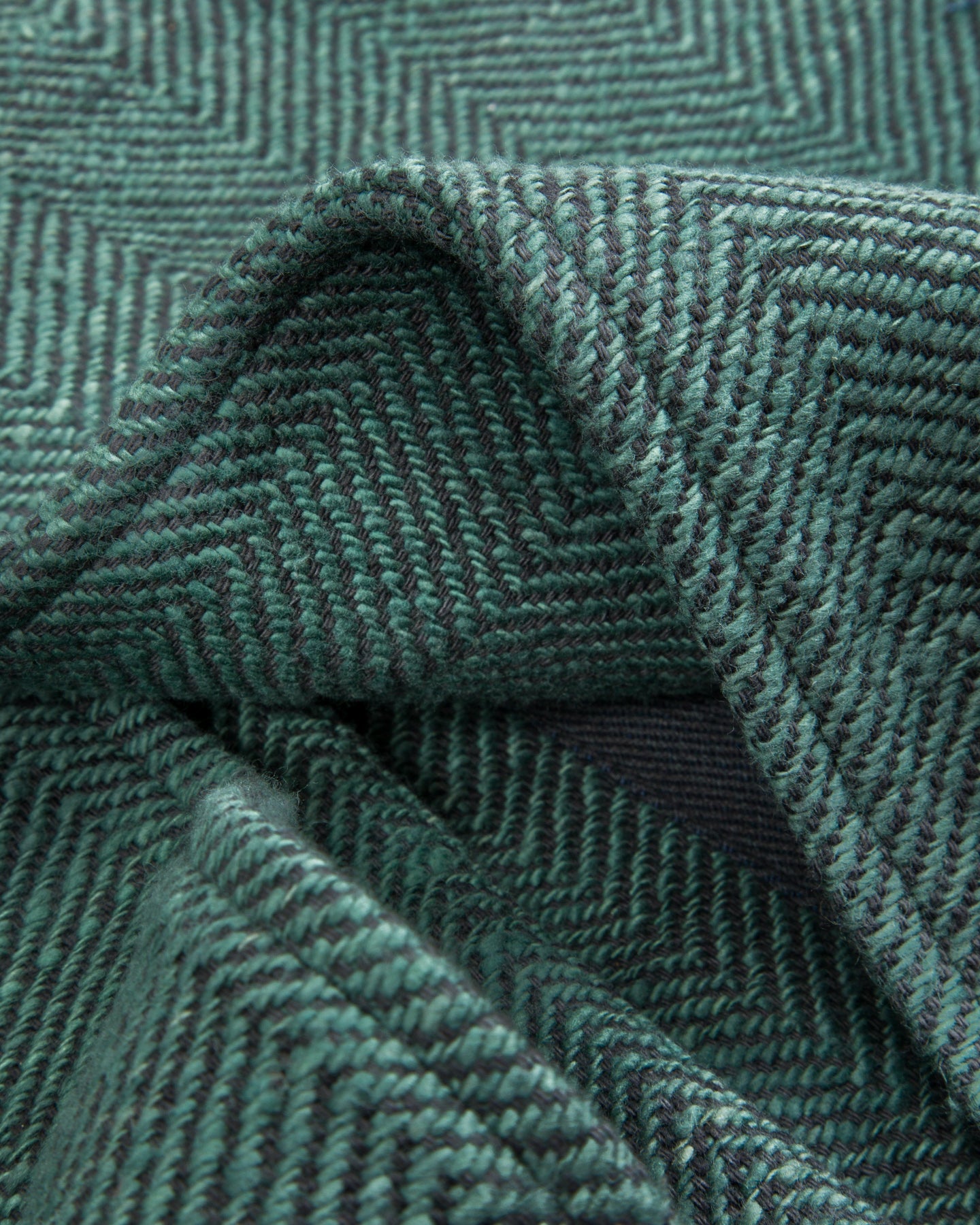 Indi + Ash George Coat - Handspun Midnight Teal/Iron Black HB - Standard & Strange