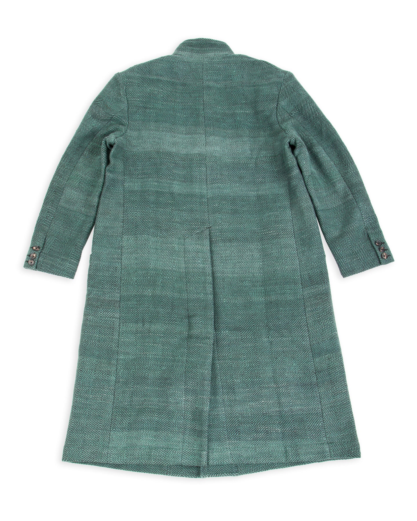 Indi + Ash George Coat - Handspun Midnight Teal/Iron Black HB - Standard & Strange