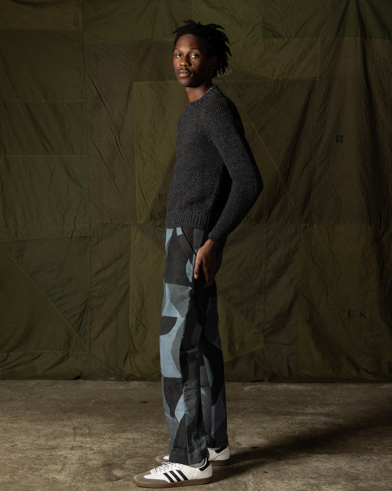 Indi + Ash Isaac Pant - Iron Paintbrush Camo - Standard & Strange