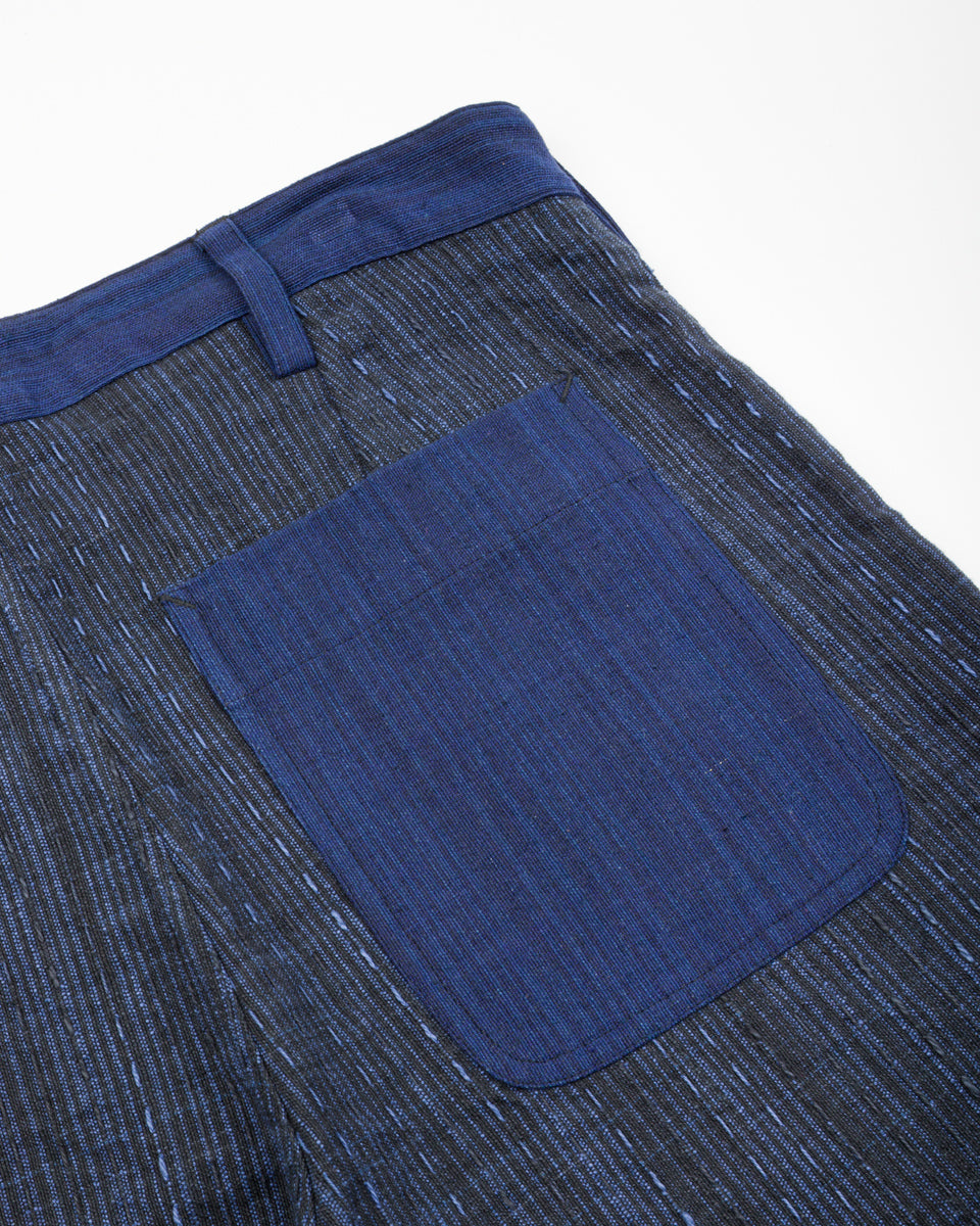 Indi + Ash Isaac Pant - Patchwork Iron/Indigo Spacedye - Standard & Strange