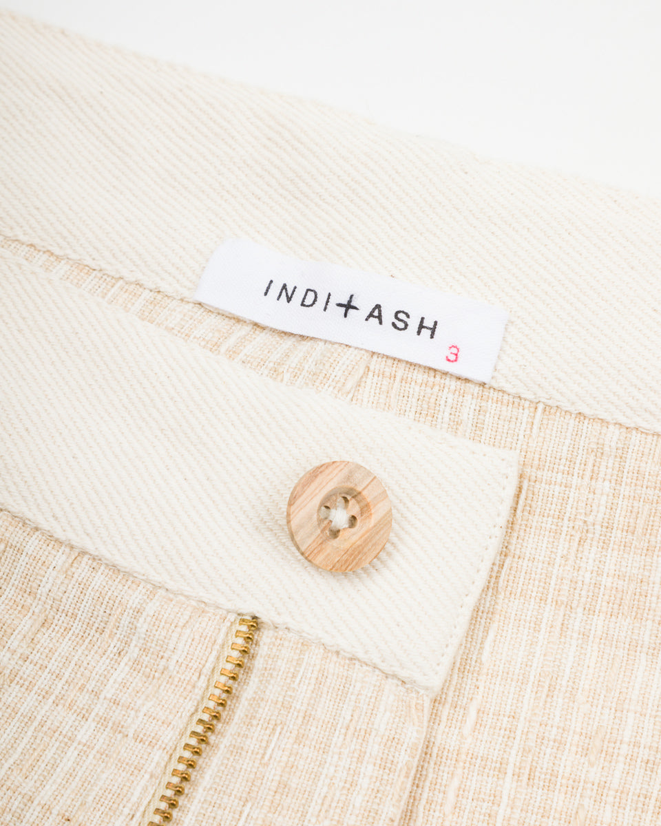 Indi + Ash Isaac Pant - Patchwork Natural/Oat Spacedye - Standard & Strange
