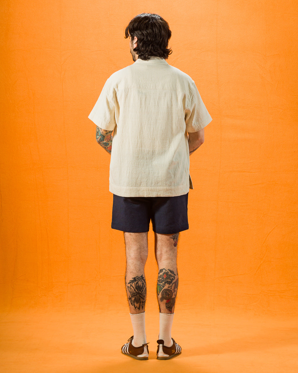 Indi + Ash Lake Camp Shirt - Natural Kala Cotton - Standard & Strange