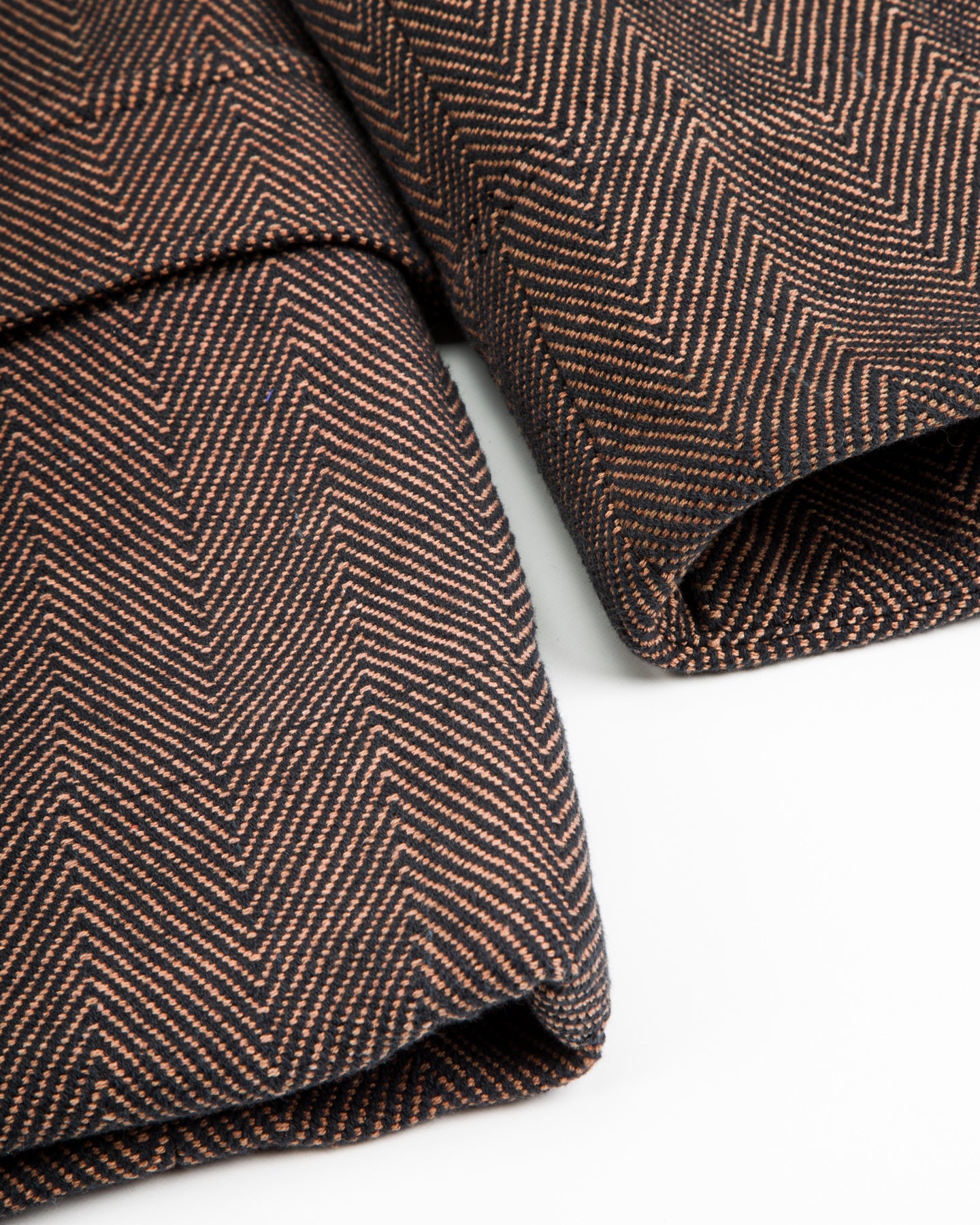 Indi + Ash Loft Peacoat - Handwoven Iron/Cutch Brick HB - Standard & Strange