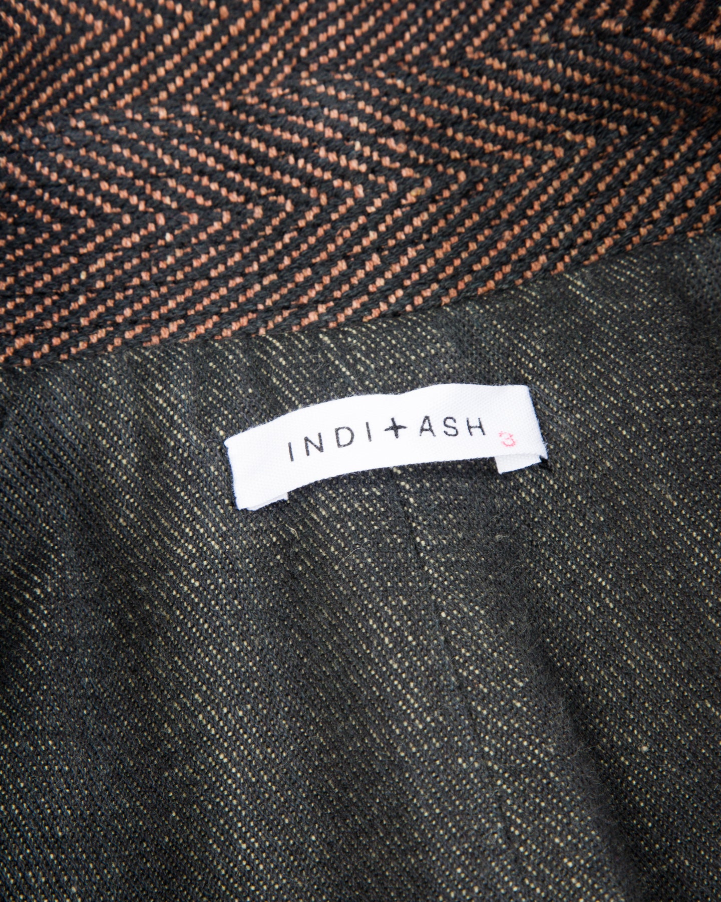 Indi + Ash Loft Peacoat - Handwoven Iron/Cutch Brick HB - Standard & Strange