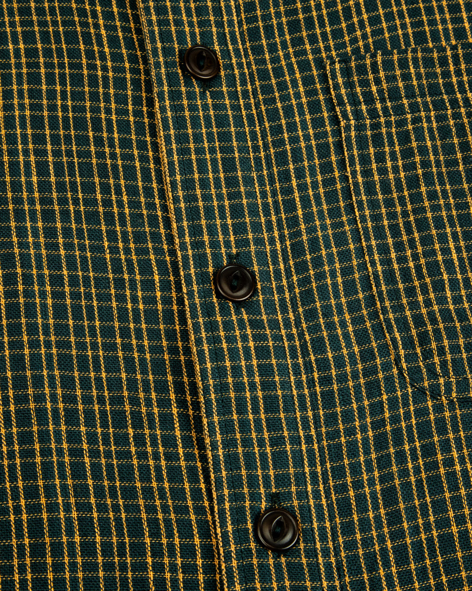Indi + Ash Marc Shirt - Forest/Osage Orange Kala Cotton Gingham - Standard & Strange