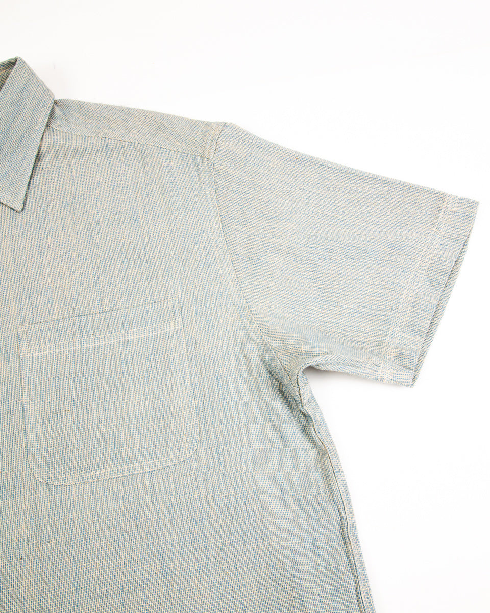 Indi + Ash Marc Shirt - Indigo/Natural Kala Cotton - Standard & Strange