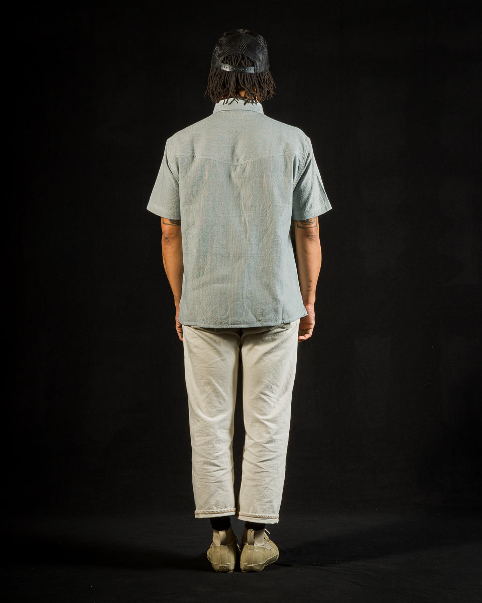 Indi + Ash Marc Shirt - Indigo/Natural Kala Cotton - Standard & Strange