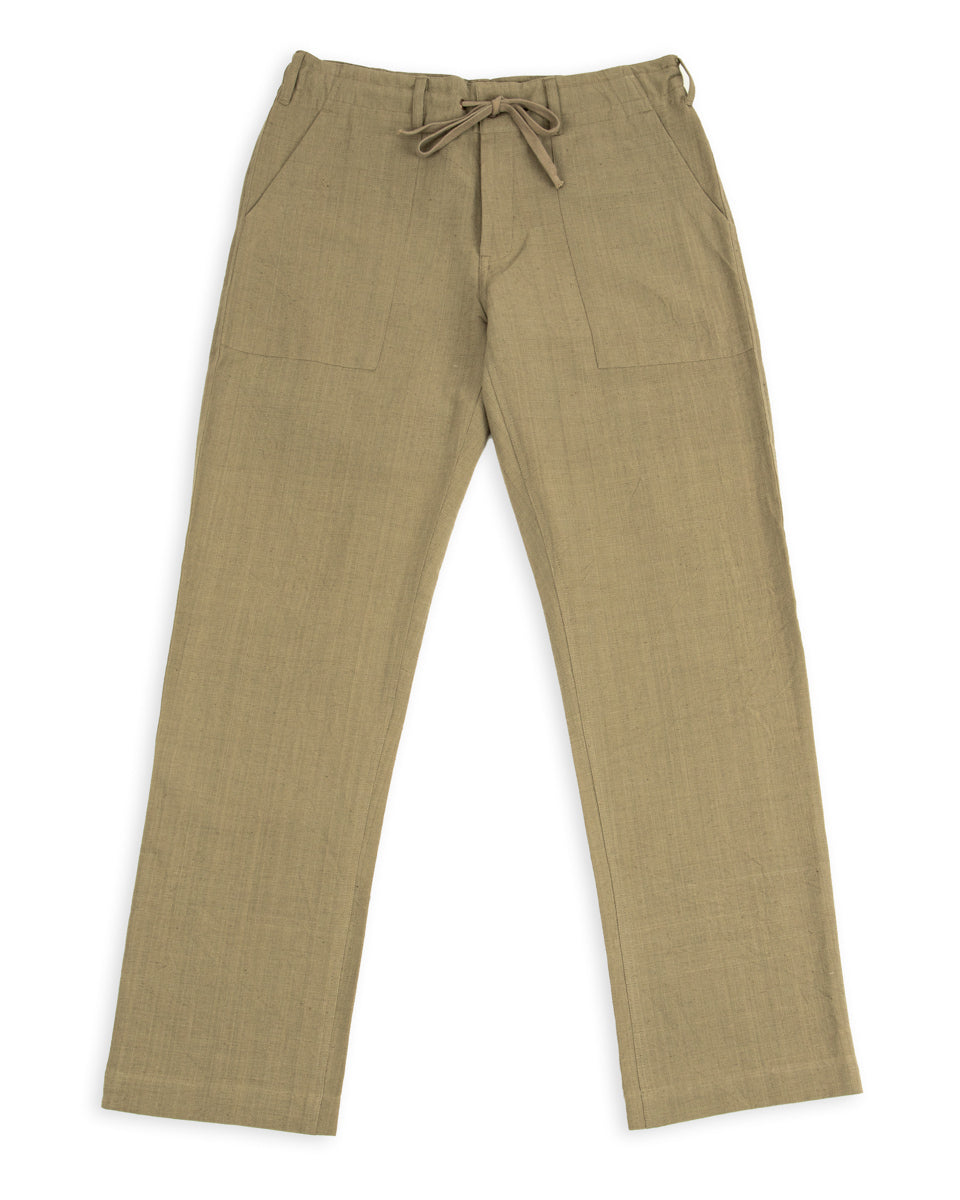 Indi + Ash Obelisk Pant - Sage Powerloom Canvas - Standard & Strange