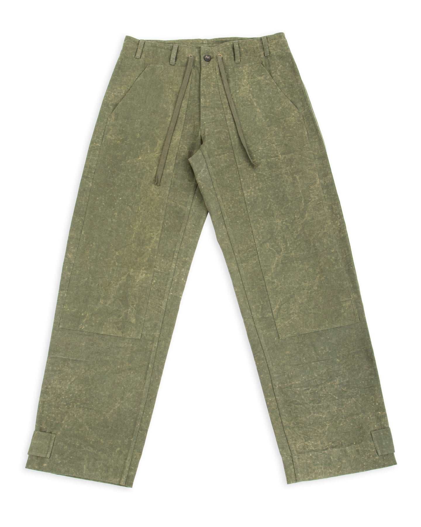Raka Pant - Forest Green Crackle Enzyme Canvas – Standard & Strange