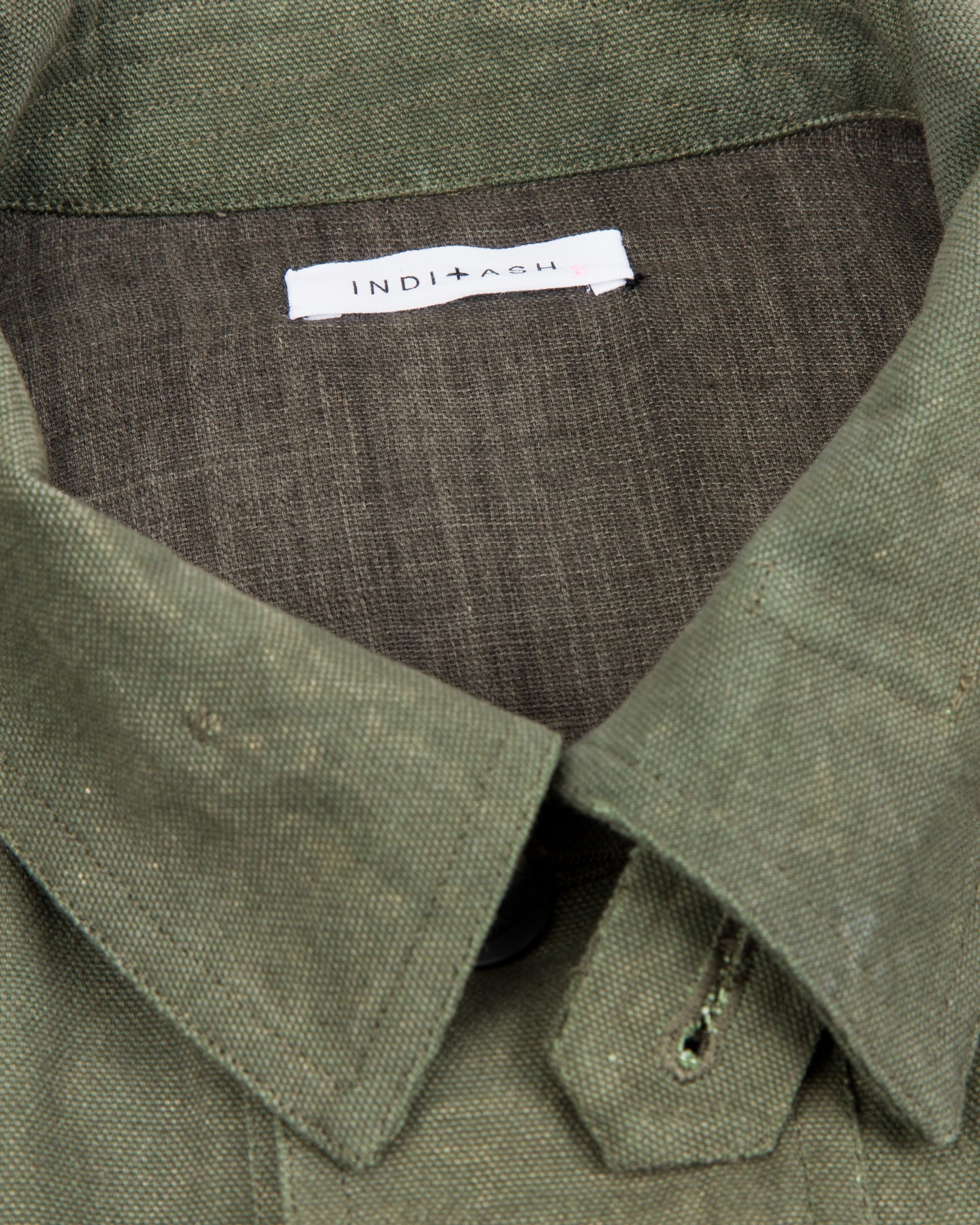 Indi + Ash Cropped Utility Jacket - Forest Green Crackle Enzyme Canvas - Standard & Strange