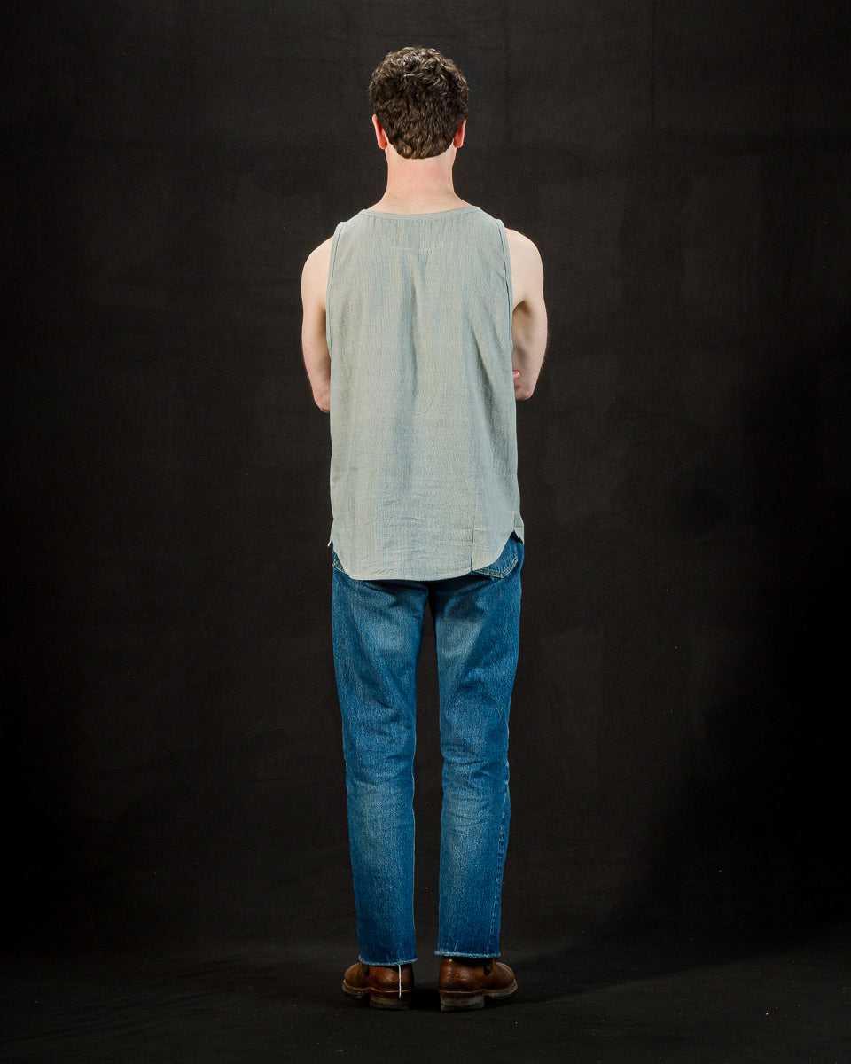 Indi + Ash Ripley Tank - Indigo/Natural Kala Cotton - Standard & Strange