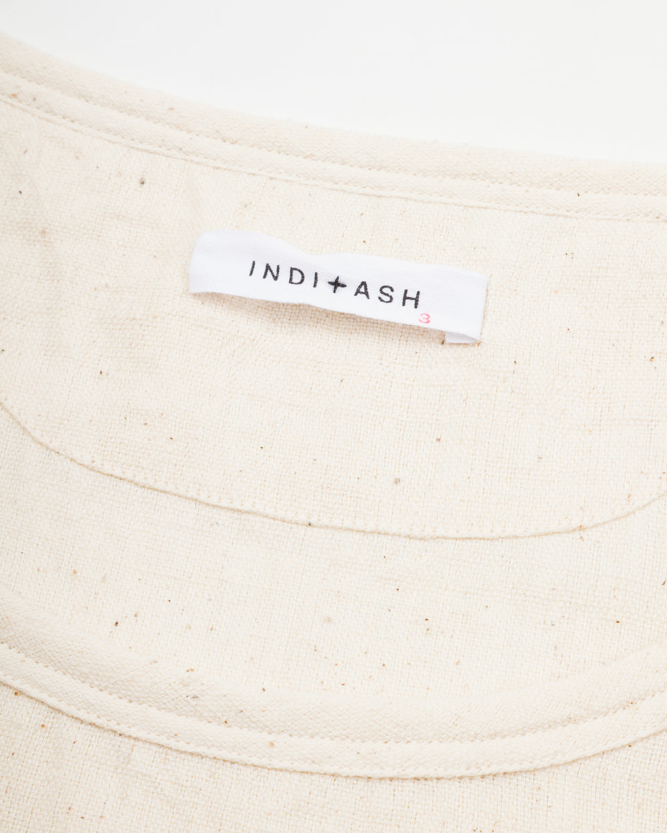 Indi + Ash Ripley Tank - Natural Handwoven Kala Cotton - Standard & Strange