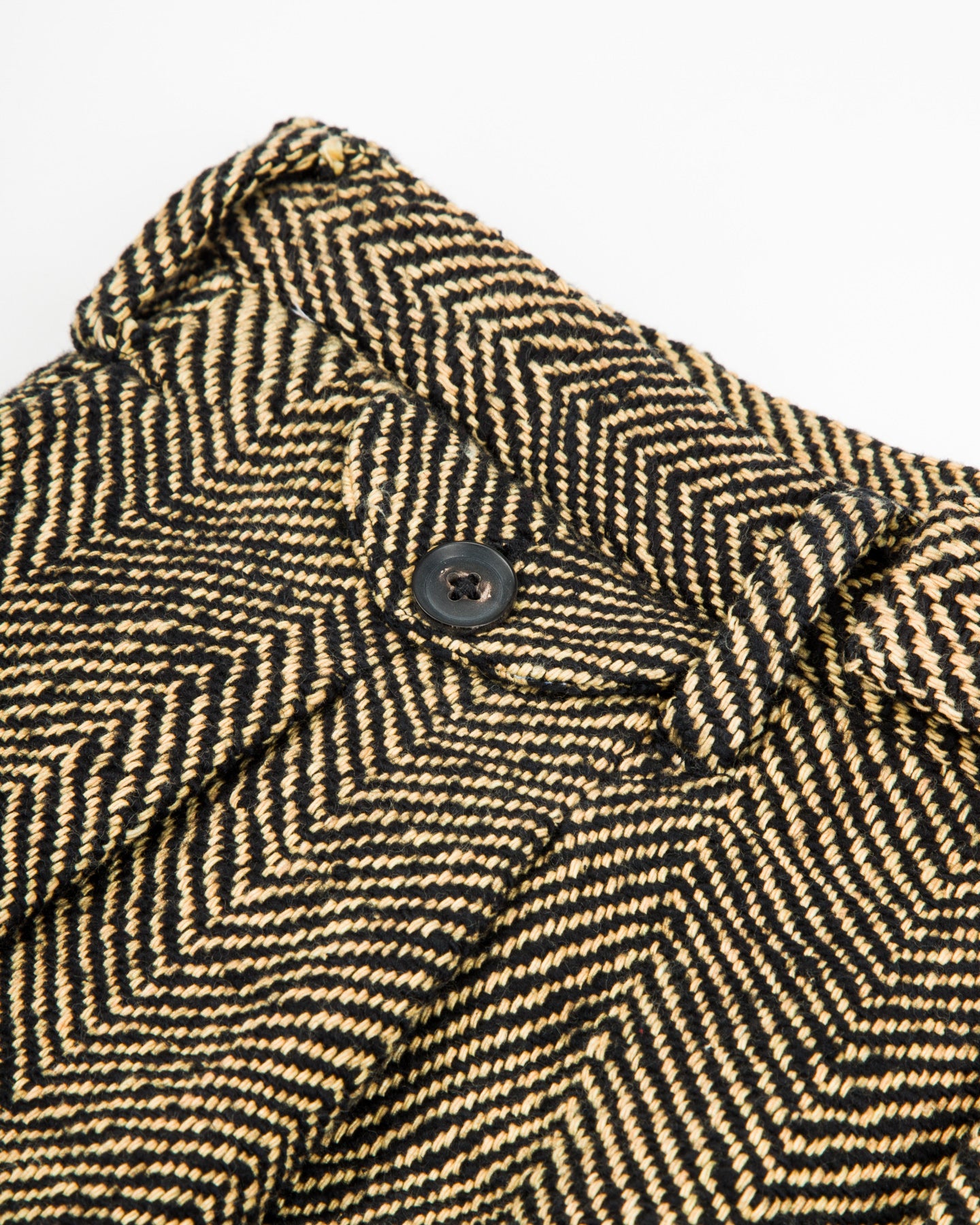 Indi + Ash Shakoor Pant - Handwoven Iron Black/Tan HB - Standard & Strange