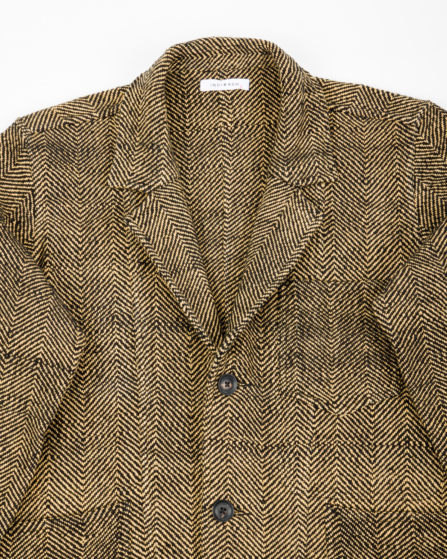 Indi + Ash Study Jacket - Handspun Iron Black/Tan HB - Standard & Strange