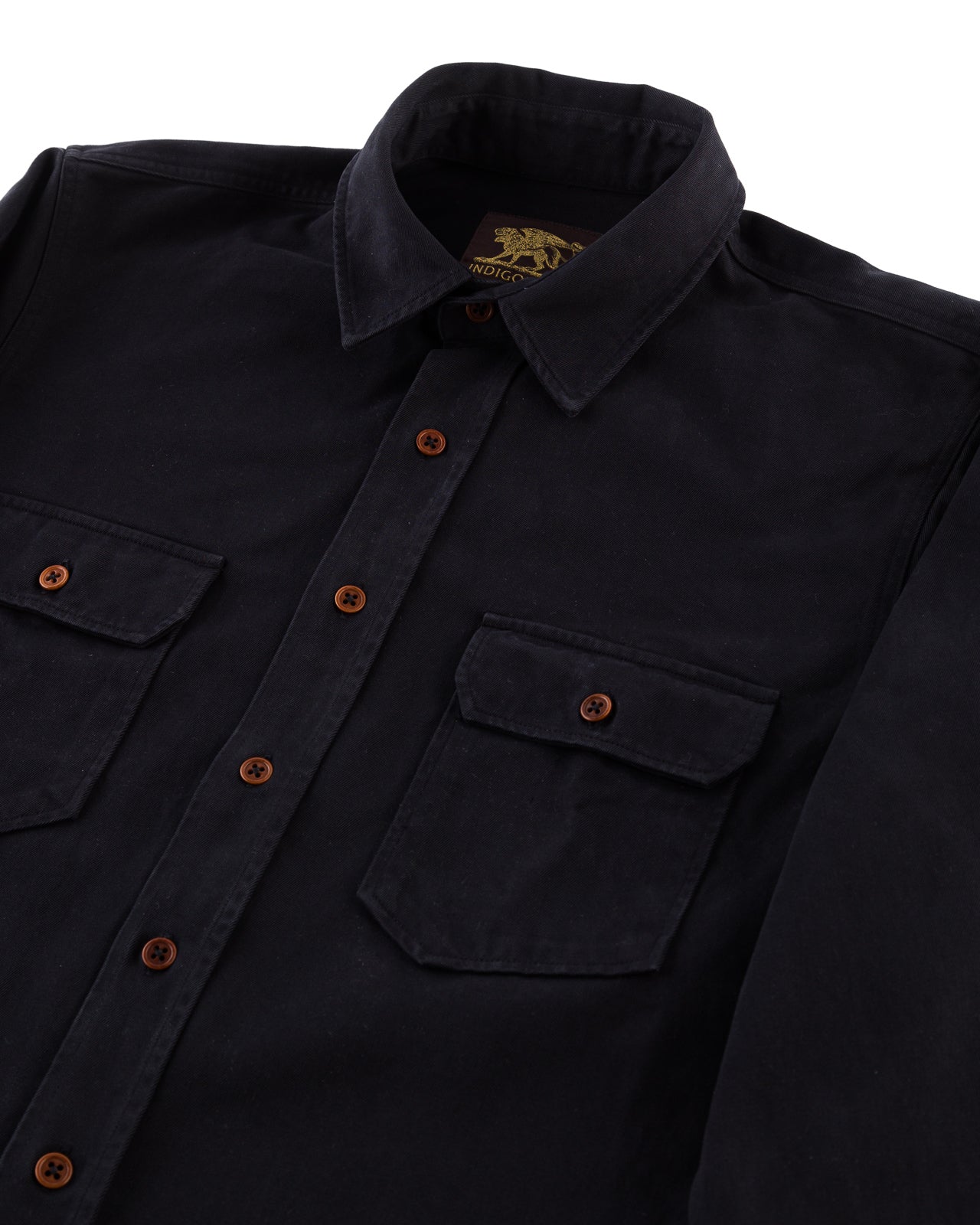 Indigofera Alamo Shirt - Marshall Black Twill - Standard & Strange