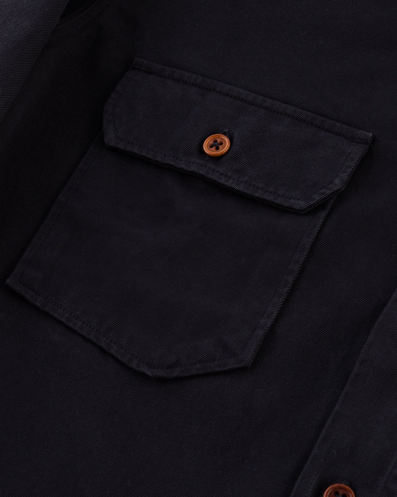 Indigofera Alamo Shirt - Marshall Black Twill - Standard & Strange