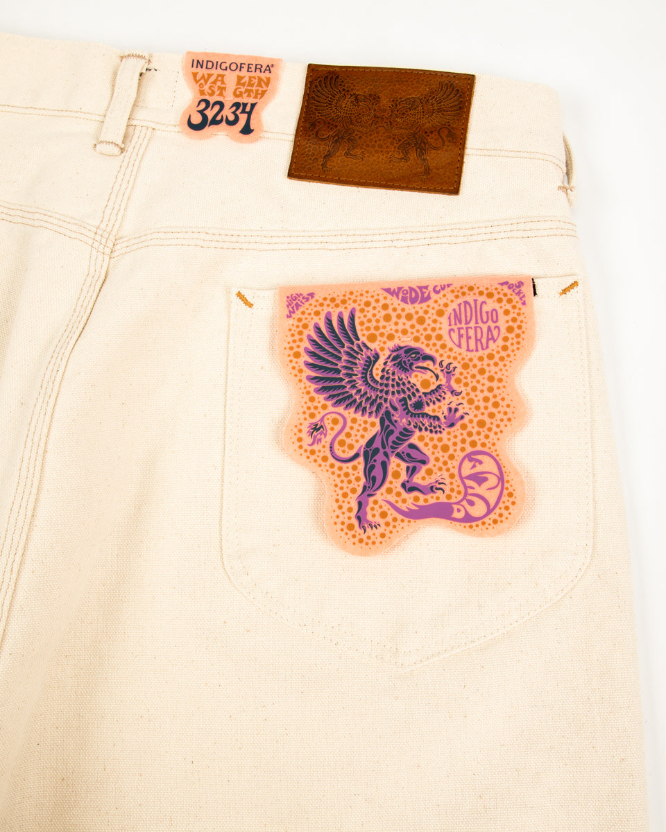 Duke Wide Fit - Ecru Smithson Canvas